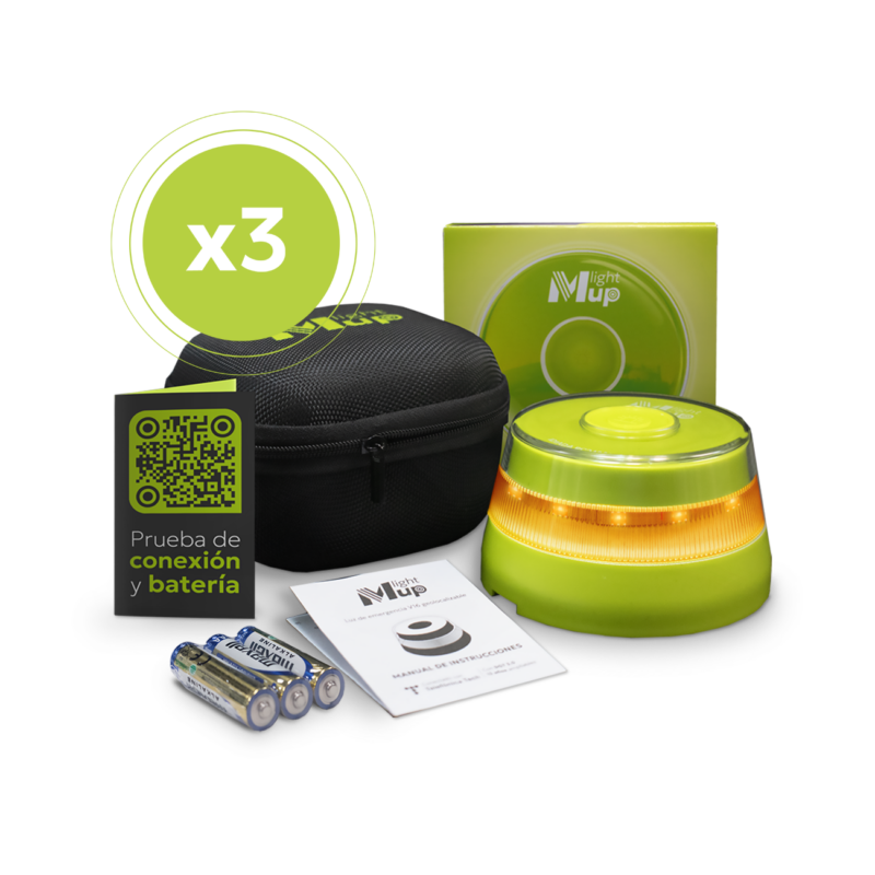 Pack 3 Uds Light Mup Lite